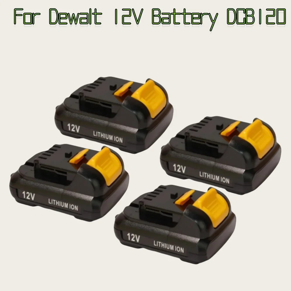 For Dewalt 12V Battery DCB120 3000mAh Battery for Dewalt DCB127 DCB121 DCB119 DCR020-GB DCF815D2 Power Tool Battery