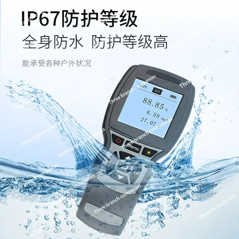 Fluorescence Dissolved Oxygen Detector Handheld High Precision Aquaculture Wastewater Oxygen Content Determination Analyzer