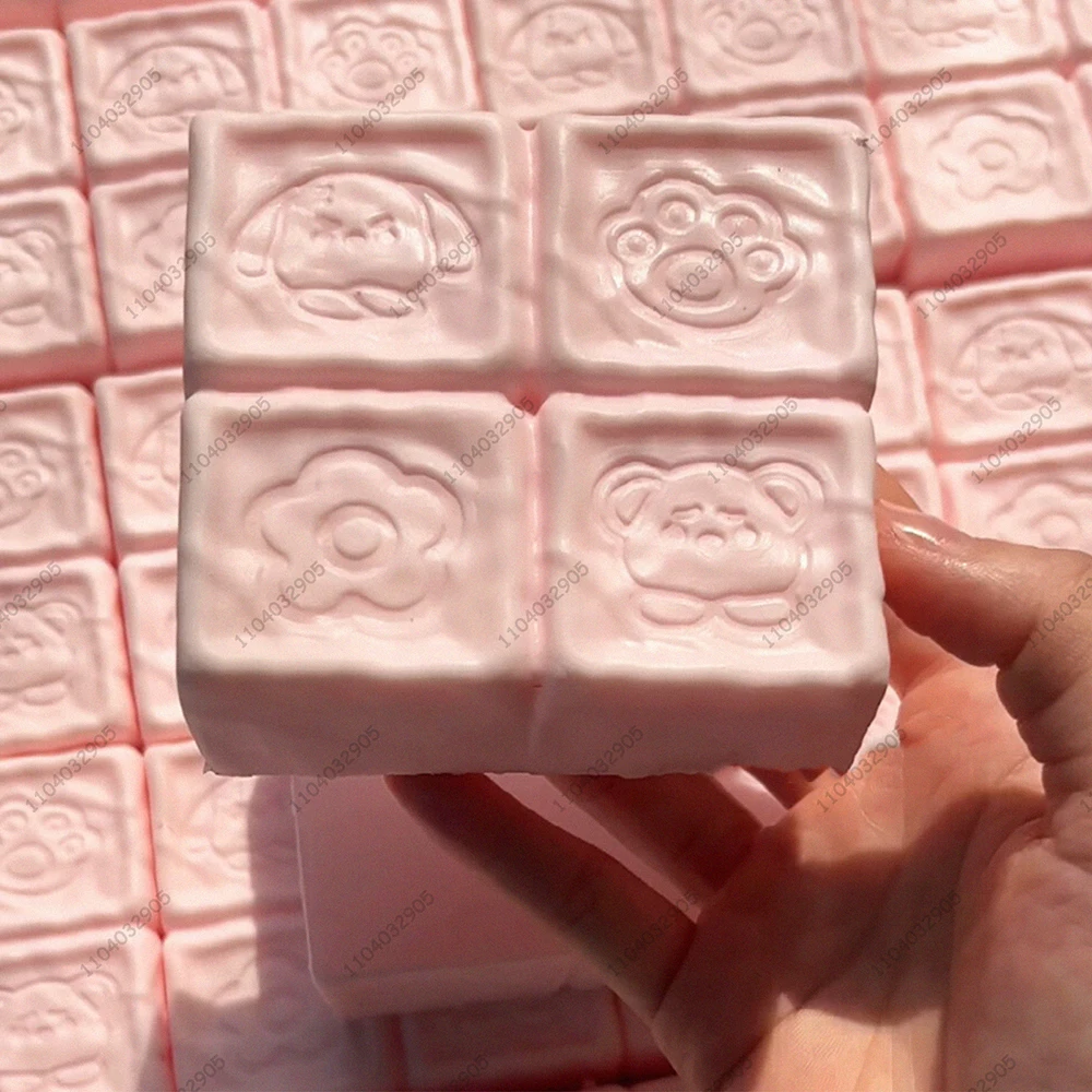 رطبة الفراولة الحليب كعكة بالشيكولاتة الخبز اسفنجي اللعب بطيئة ارتفاع تململ لعبة الحسية لتخفيف التوتر الضغط للأطفال البالغين #3