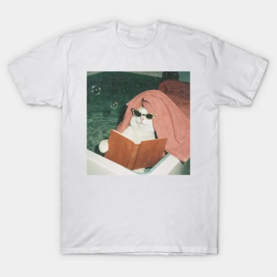 

Funny Sassy Cat Meme T-shirt For Men Women 100% Cotton T Shirts Short Sleeve Tops J109