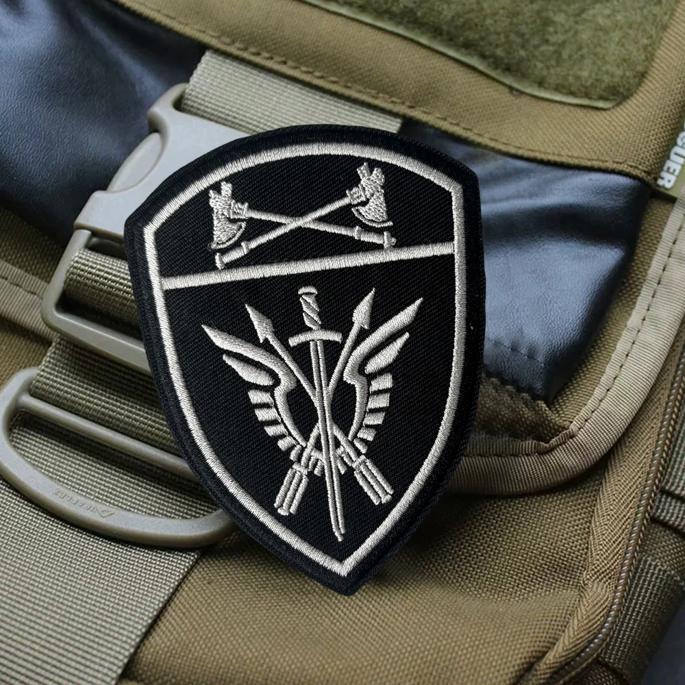 Parche bordado OMON Rosguardy con velcro – Insignia táctica militar