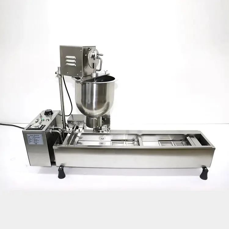 

Commercial Cooking Equipment Snack Machinery Single Row Automatic Mini Donut Machine