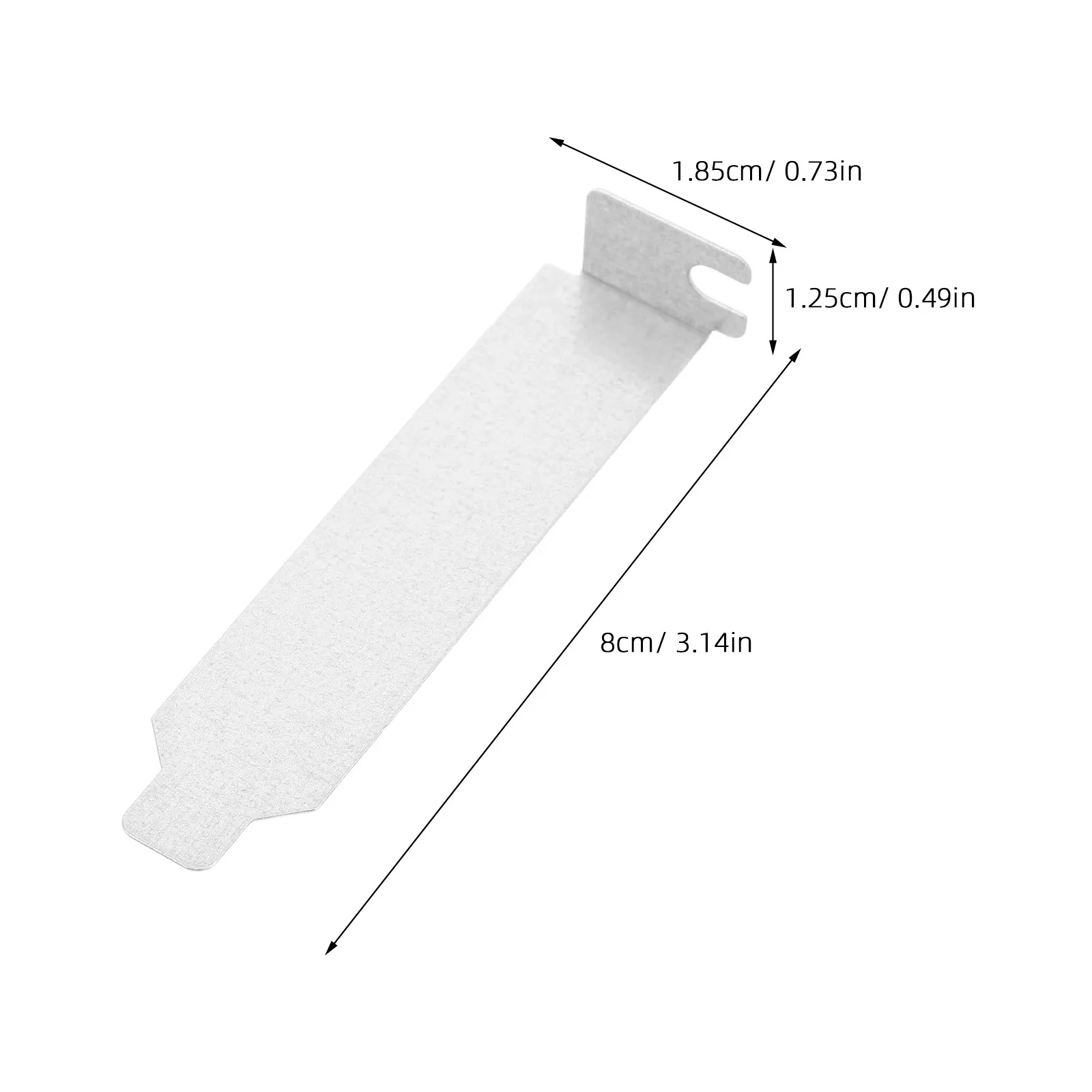 30Pcs Pci Slot Dust Covers Silver Metal Plate Cover Reliable GPU Expansion Slot Bracket for Pc Case Cooling Ventilation