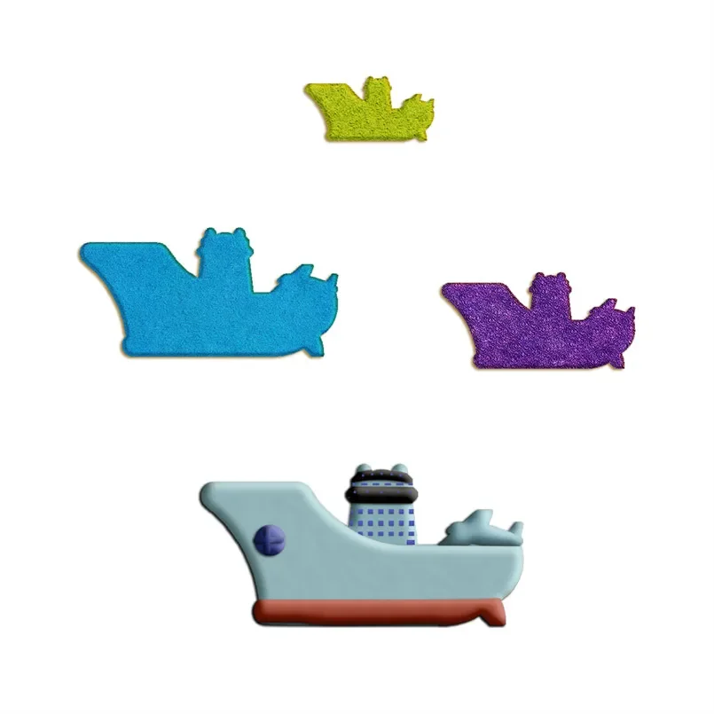 Four Specifications Cartoon Naval Fleet,Plane Carrier,Plastic Molds,Cake Fondant Tools,Cookie Sushi and Fruits Cutters