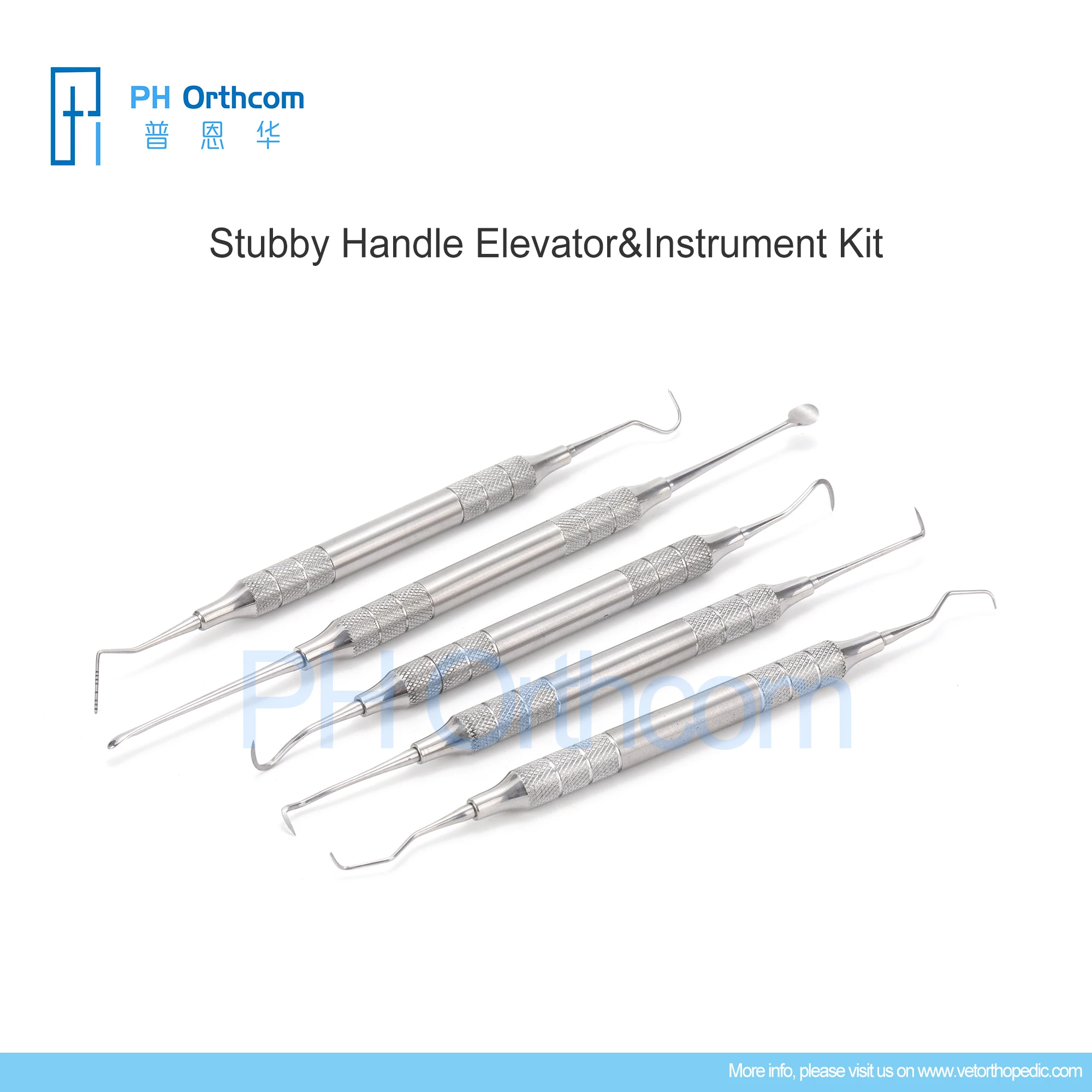 Dental Instruments Set Stubby Handle Elevator Instrument Kit Veterinary Medical Supplies and Equipment Surgical Instruments Tool