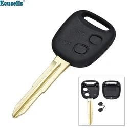 Ecusells 2 Buttons Replacement Remote Key Shell Case Cover Fob for Daihatsu Charade Cuore Esse Materia Mira Sirion Terios