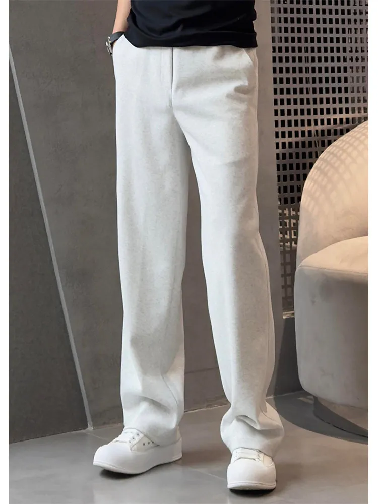 

Мужские повседневные спортивные брюки slim fit, белые, осенние, универсальные, длинные, из органического хлопка, для работы