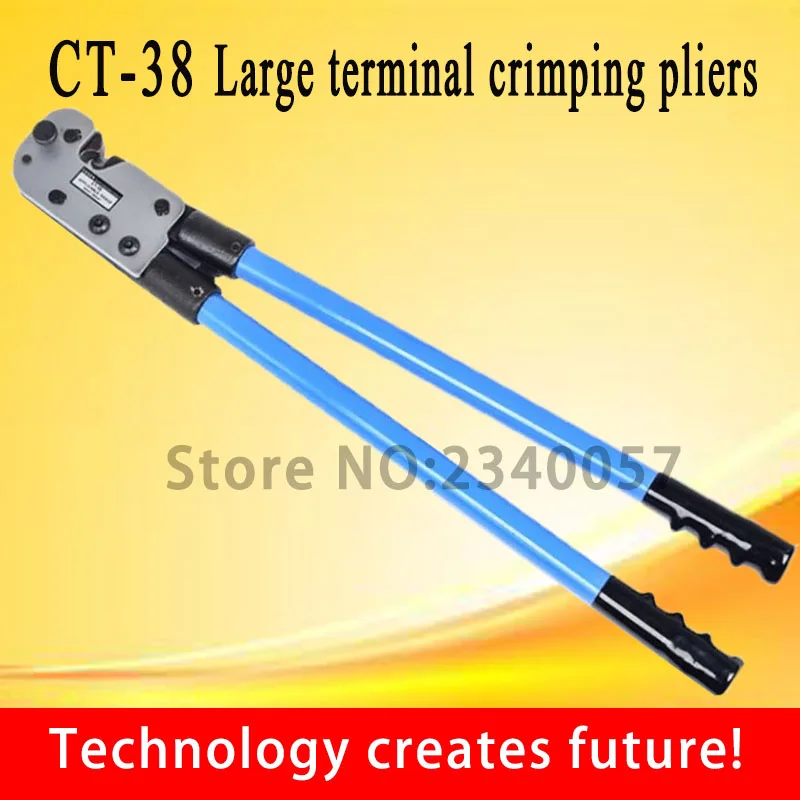 CT-38Large Y.O Copper nose  terminal crimping pliers 8-38 square  Bare terminal cold crimping pliers