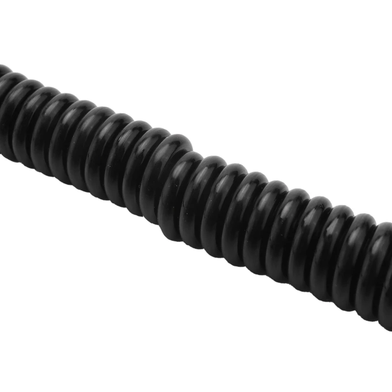 8X Lobster Clasp Black Spring Stretchy Coil Cord Strap Keychain Key Chain Rope