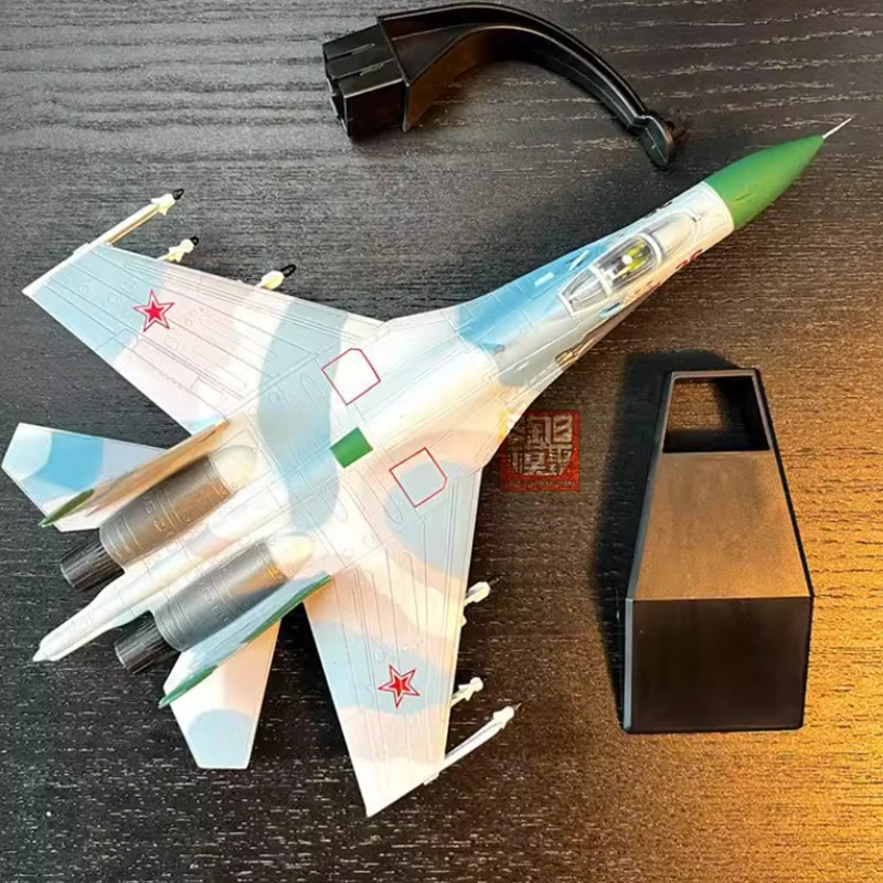 Diecast 1:100 Scale Chinese Air Force SU27 Su-27 Fighter finished metal model Static Decoration Souvenir Gifts For Adult Boy