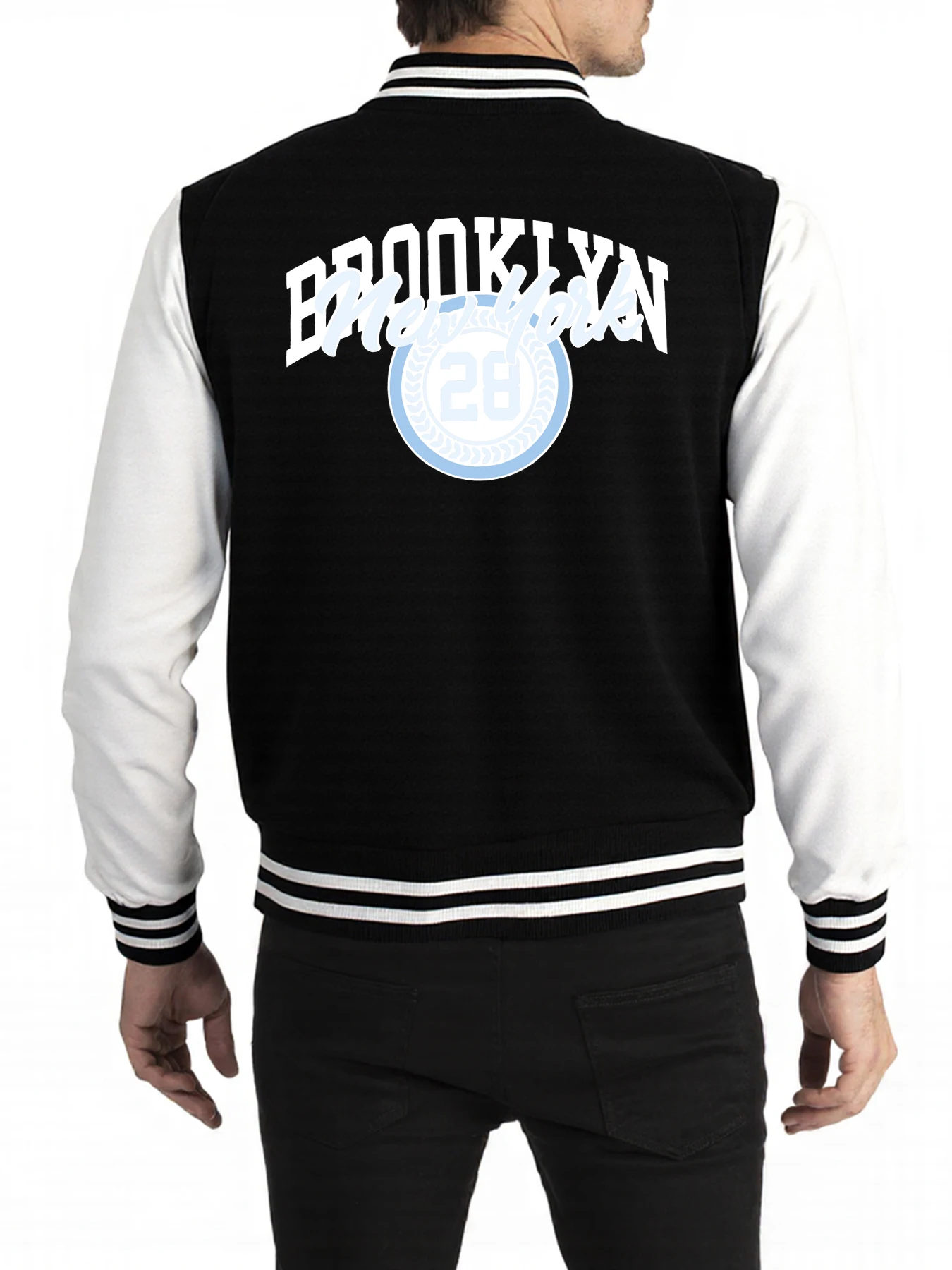 

Brookiyn New York City Мужская одежда с принтом Мужские уличные куртки в стиле хип-хоп Модная свободная одежда с карманами Винтажный простой мужской американский топ
