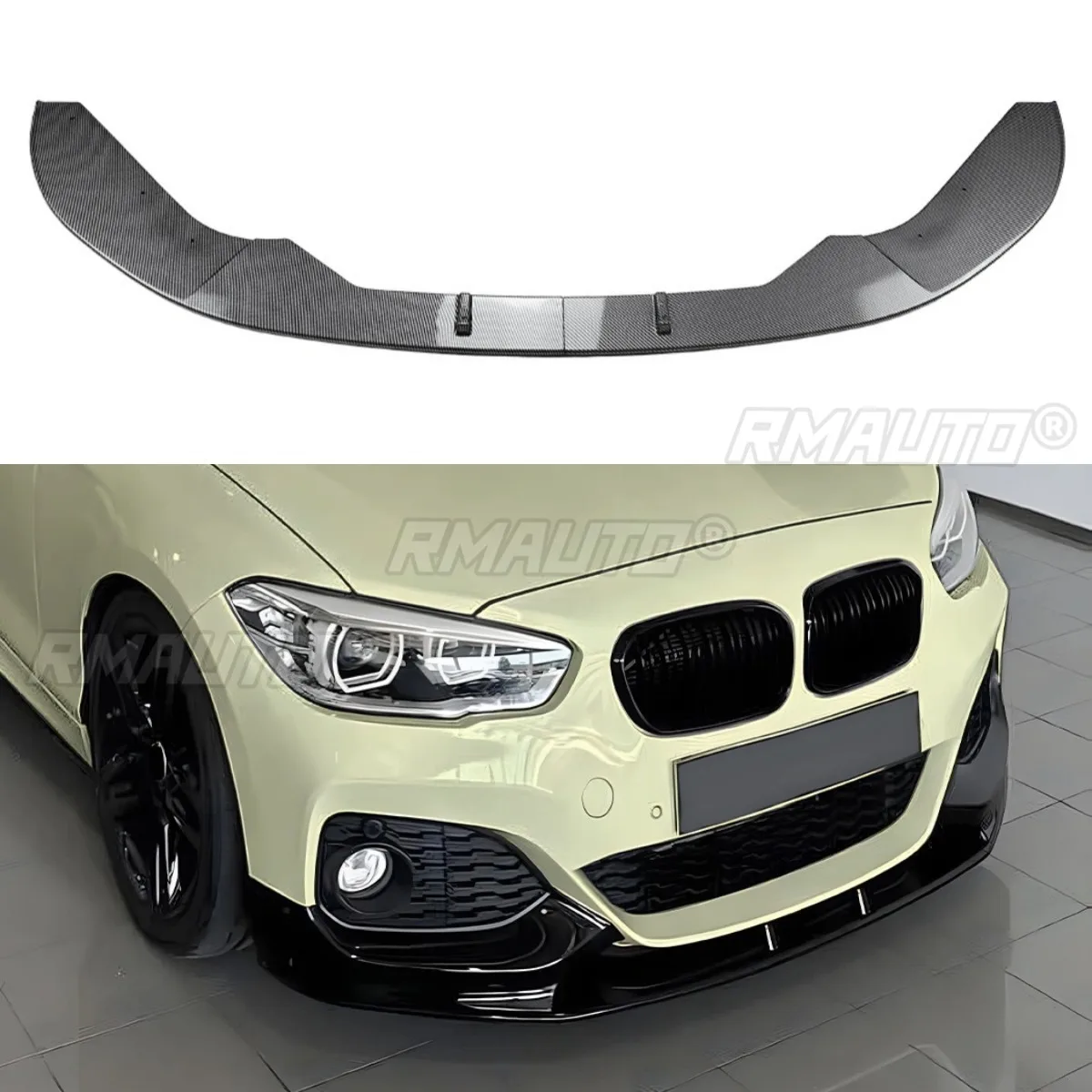 

Комплект губ переднего бампера автомобиля серии 1 для BMW 1 серии F20 F21 LCI M Sport 2015-2019, диффузор для переднего бампера, спойлер