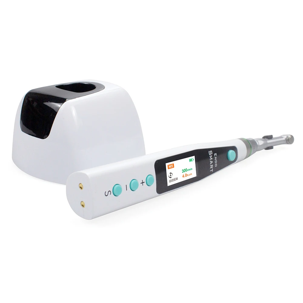 

Dentistry Endo Motor 16:1 Contra Angle Wireless Endodontic Tool with LED Light Root Canal Theraphy Dental Instrument