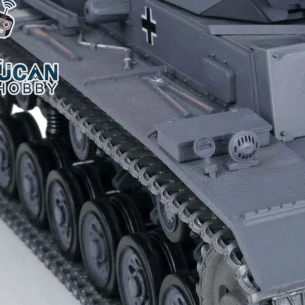 

Радиоуправляемый танк HENG LONG 1/16 7.0 с улучшенными металлическими гусеницами, немецкий Panzer III L RTR, модель 3848, на радиоуправлении, TH17342 (наличие на складе в США)