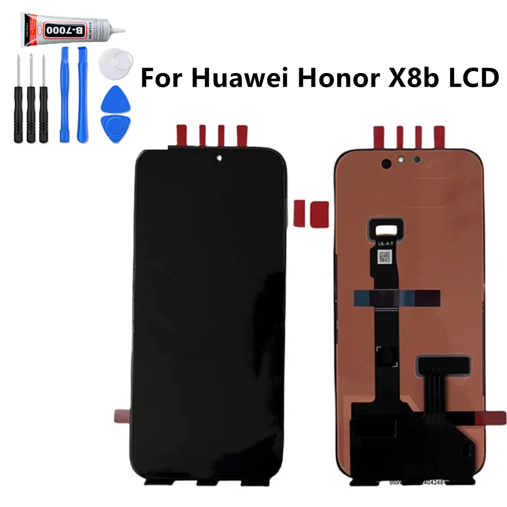 

100% Test AMOLED For Huawei Honor X8b LCD LLY-LX1 Display Screen Touch Digitizer For Honor X50i+ LLY-AN00 LCDDisplay Replacement