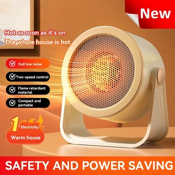 Chauffage à tête mobile Portable, faible bruit, économie d'énergie, chauffage rapide, petit chauffage pour bureau, maison et bureau