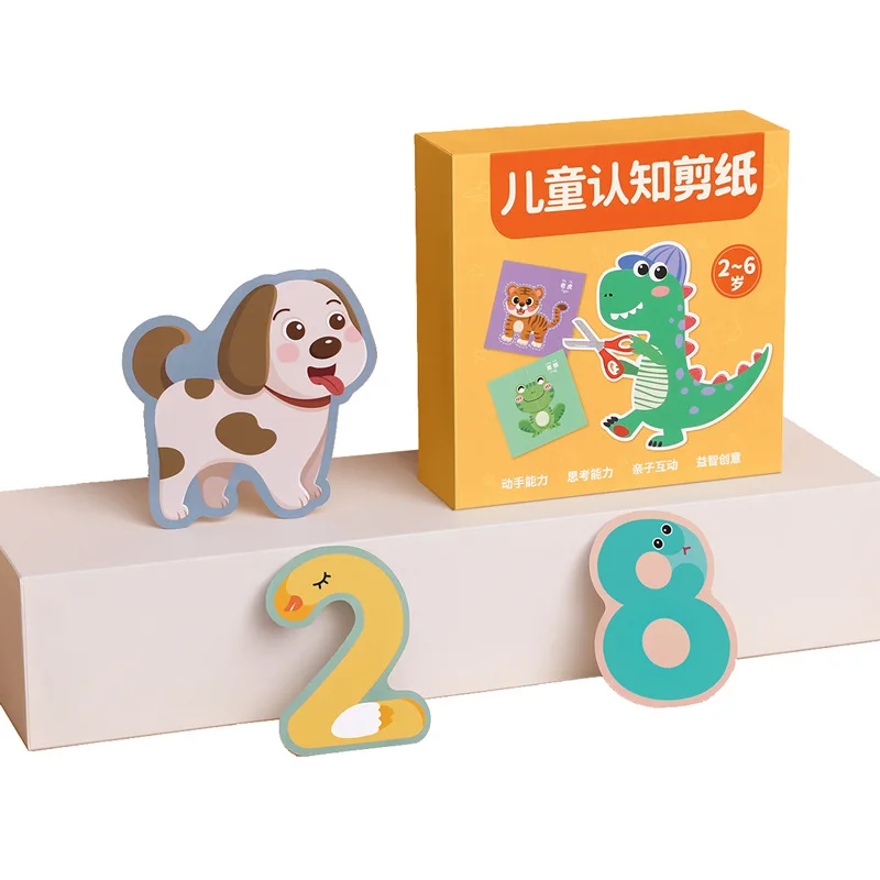 Kids Paper Craft Set: DIY 3D Origami Book & Cutting Kit, Educational Toy for Kindergarten Children