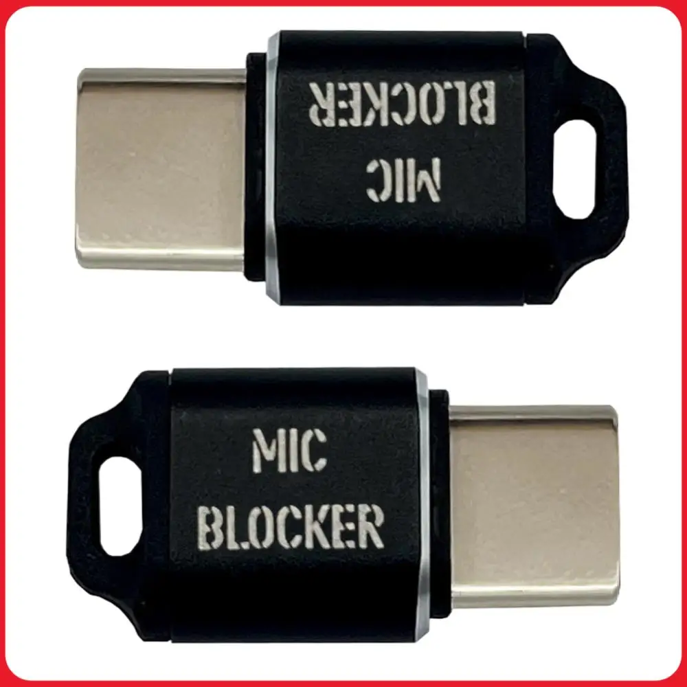 USB C MIC Blockers Lightweight Privacy Protector Multifunction Two-Way MIC Guard Blocker for Laptops Smartphones Tablets