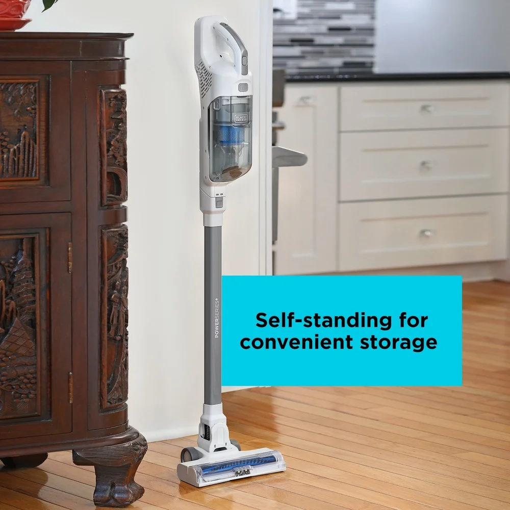 Draadloze steelstofzuiger met AUTOSENSE-technologie 25 stuks Meer tapijtopname 40 min looptijd spleetzuigmond LED-vloerpunt Ideaal