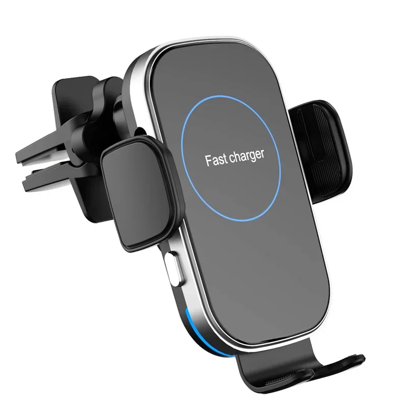 

15W Fast Charging Auto Clamping Car Phone Holder Wireless Charger Air Vent Car Phone Mount for iPhone Galaxy Car Charger