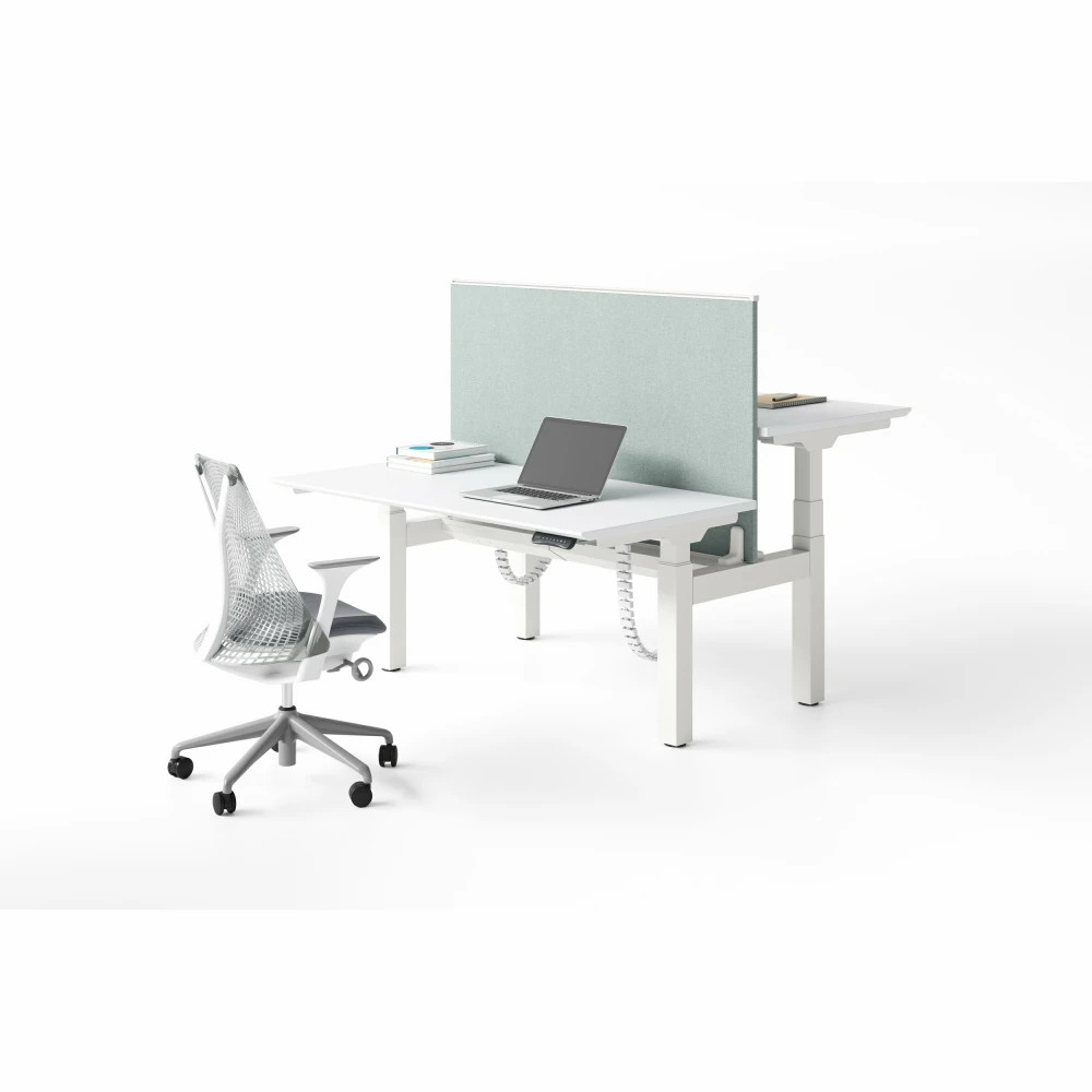 Industry Specialist Staff Office Elevating Table Lift Feature Extendable Computer Desk With Lifting Desk