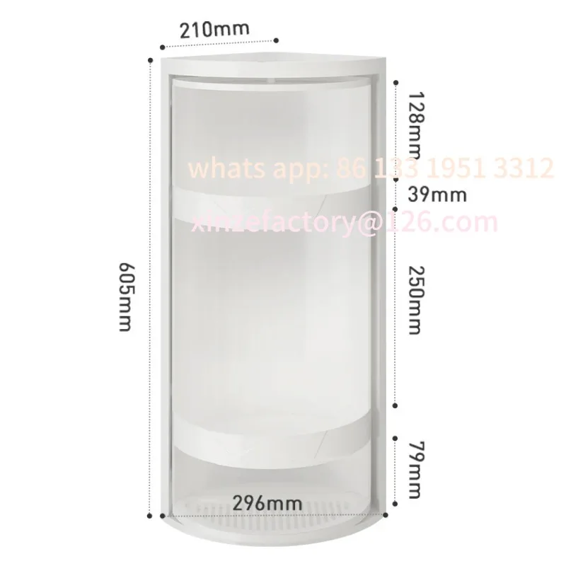 

Customizable Kitchen Rotatable Layered Adjustable Shelf Bottle Holder Condiment Organizer Spice Jars, Can Rotating Storage Rack,