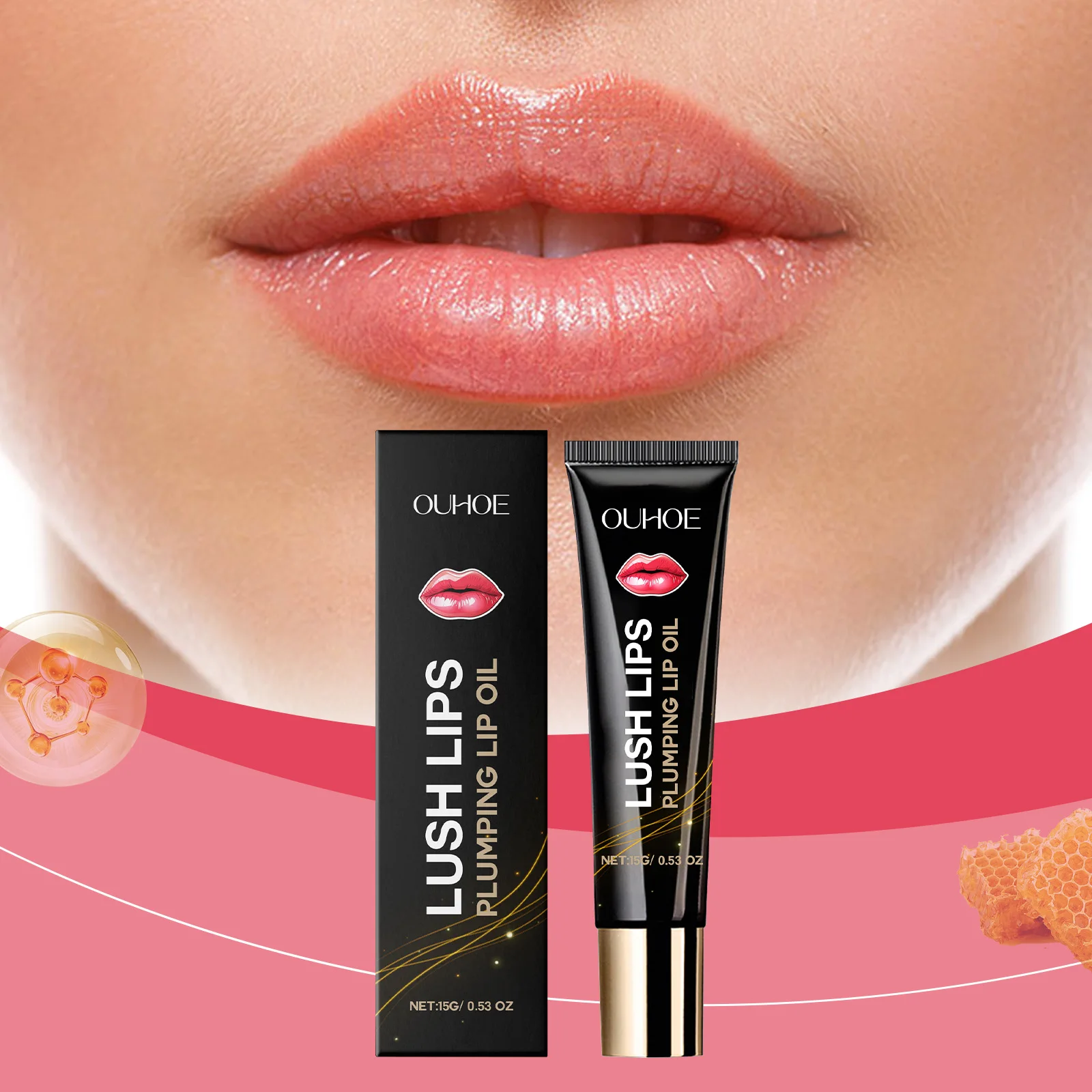 Lip Plumper Oil Instantly Volumising Increase Lip Elasticity Long-lasting Moisturize Lip Plumper Gloss Sexy Beauty Makeup