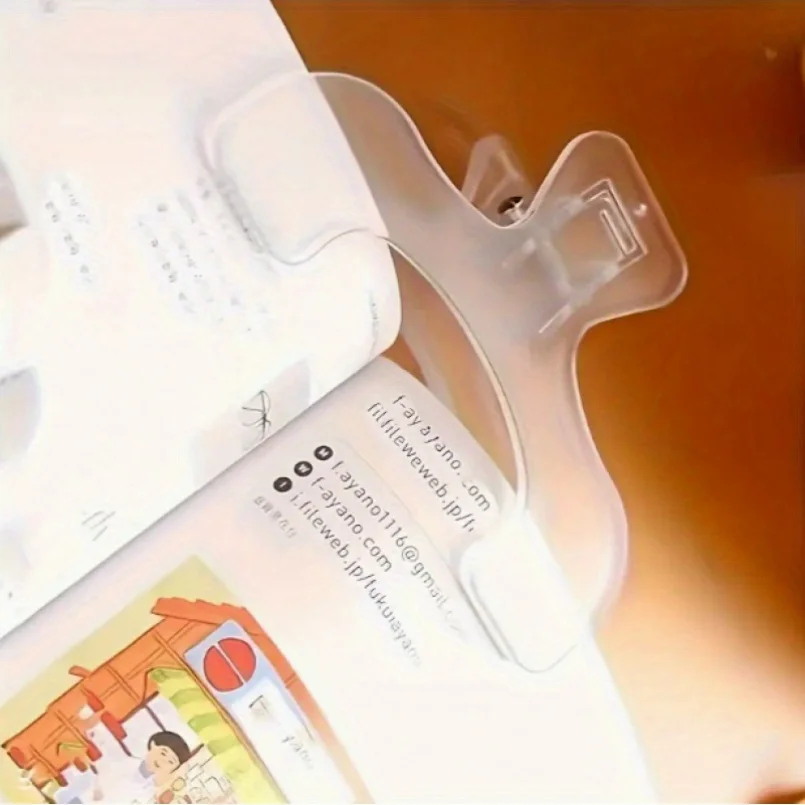 1 unidade de Clipe Grande e Resistente para Livros, Clipe Prático para Notas, Suporte de Página para Estudantes que Evita Virar Páginas, Ferramenta Útil para Estudo