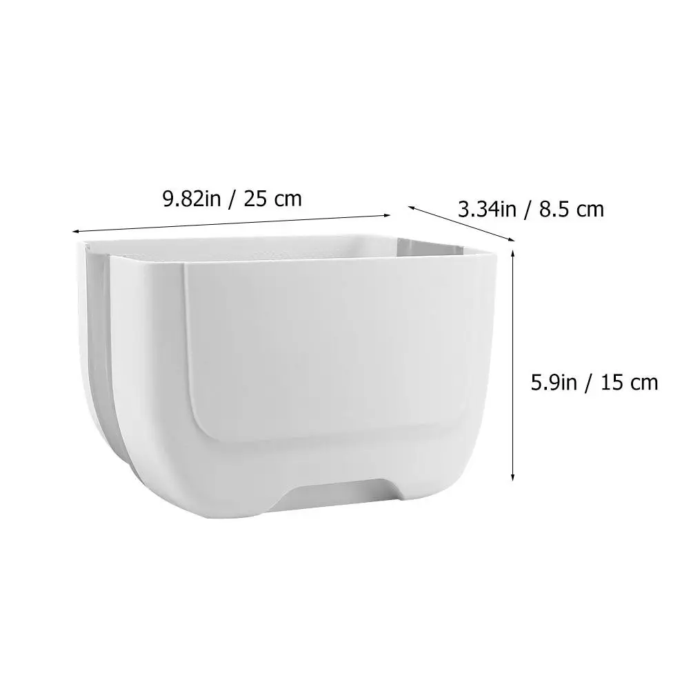 1Pcs Hanging Car Storage Box Heavy Duty Plastic Wall Mounted Trash Bin for Rear Seat Clutter Free Clean Auto Interior