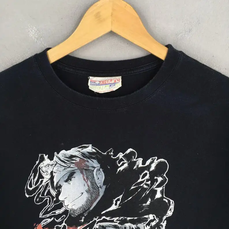 Vintage Berserk Japanese Warrior Manga T shirt Large 2000s Kentaro Miura Cospa Tigerlion Moikana Anime Japan Fantasy