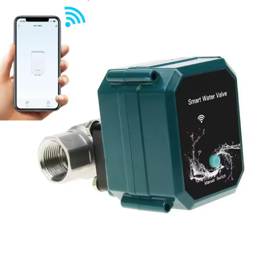 

Tuya Electric 2-Way Ball Valve Stainless Steel Brass Smart WiFi Water Shutoff Valve Motorized Flow Control NPT/BSP General