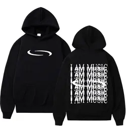 Playboi Carti I AM MUSIC Logo Hoodie Opium Ken Carson Narcissist Tour Antagonist Rap Sweatshirt Men Casual loose Oversized Hoody