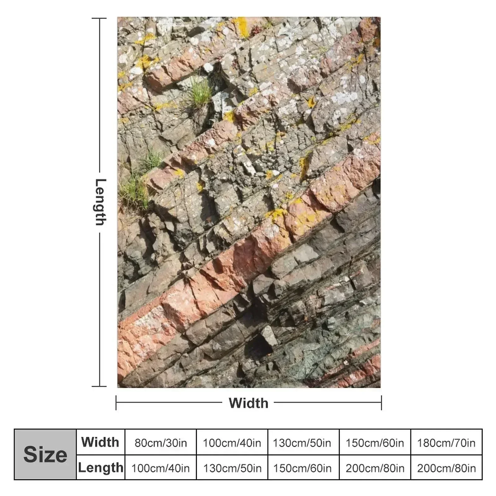A slice of geology Throw Blanket couch cozy soft plush fuzzy picnic outdoor blanket