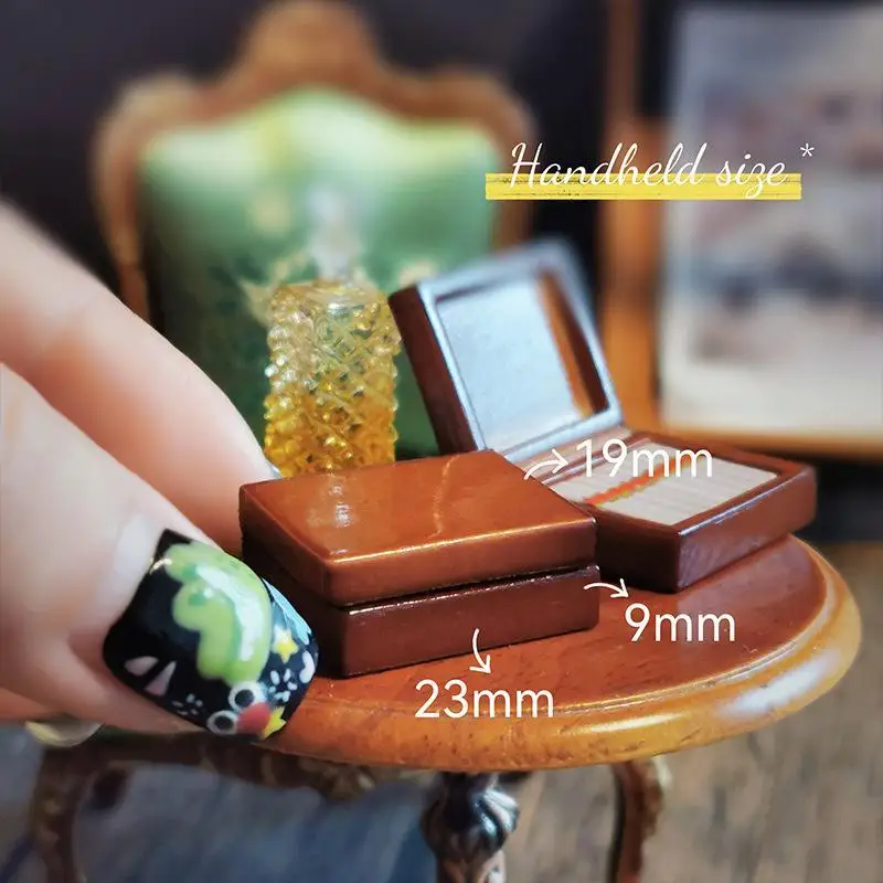 Mini Dollhouse Cigar Ashtray 1Pcs Simulation Cigarette Model Vintage Mini Decor for Dollhouse Study Room Decoration