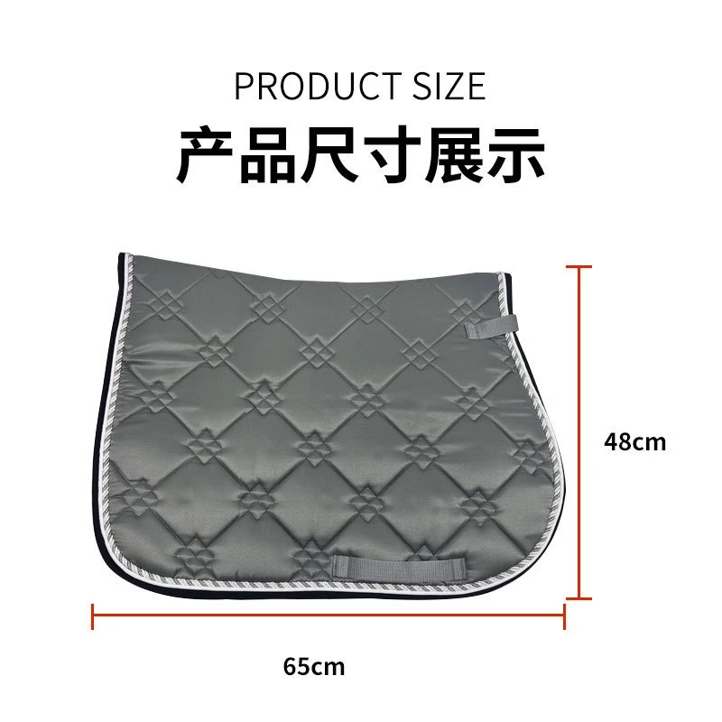 Thicken Breathable Horse Saddle Sweat Pad Soft Absorbent Saddle Pad for Horse Riding Comfortable Horseback Equestrian Equipment