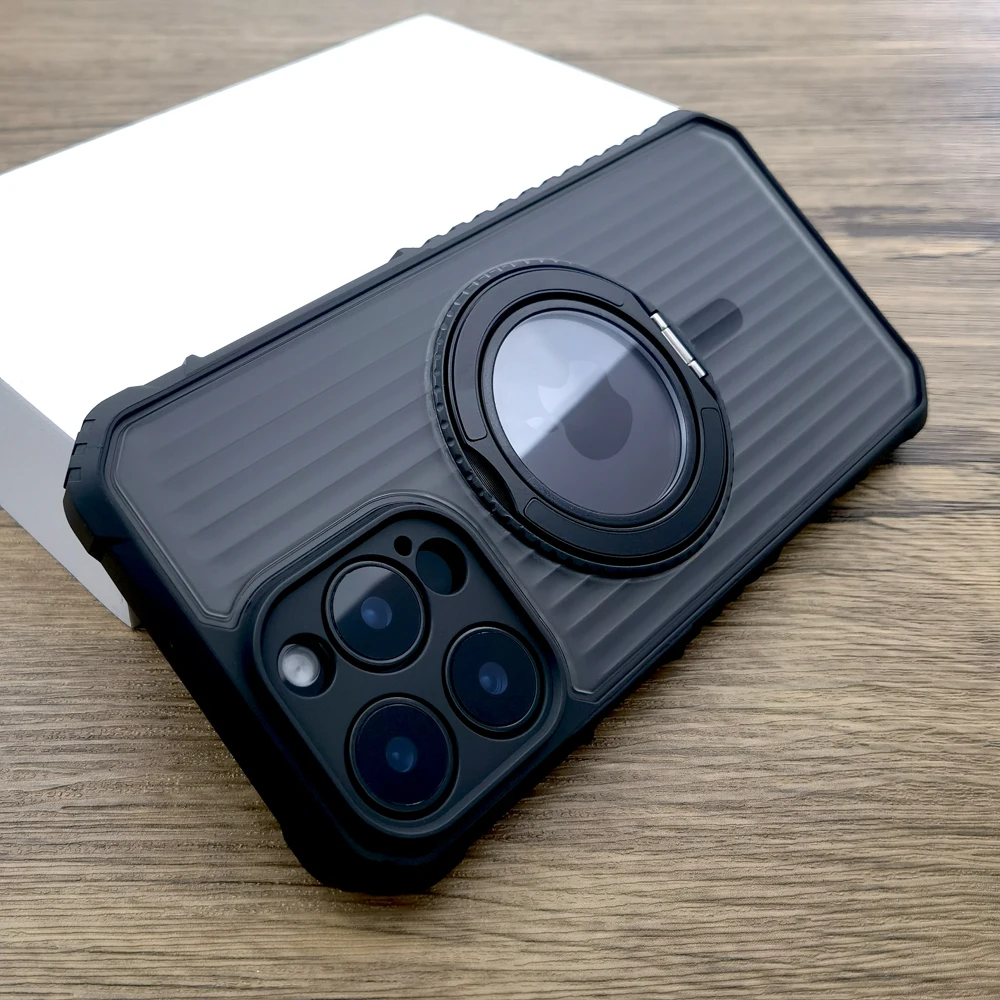 

Shockproof Armor Case For iPhone 17 Air 16 15 14 13 12 Pro Max 17Pro 16Pro 15Pro Mag Safe Magsafe Wireless Charge Stand Cover