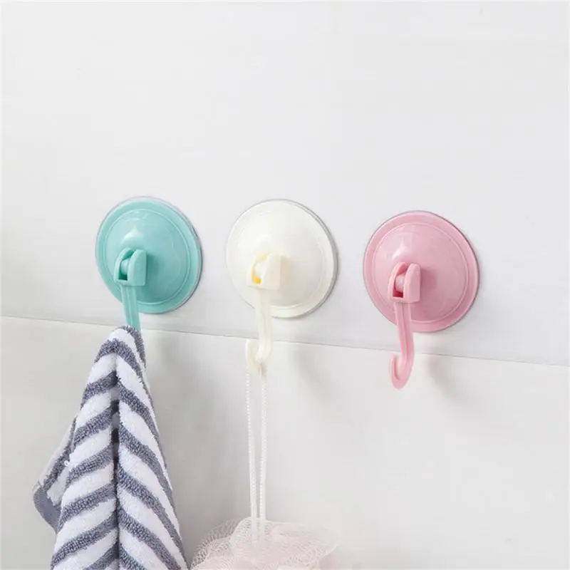 

Vacuum Suction Cup Strong Wall Hooks Door Wall Hangers Bathroom Storage Organizer Rack Punch-free Hook Kitchen Hooks