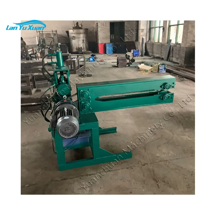 Waste oil drum cap cutting machine Double roller spread flattening machine