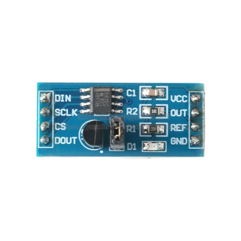 Tlc5615 10-bit serial dac digital-para-conversor analógico módulo de conversão digital