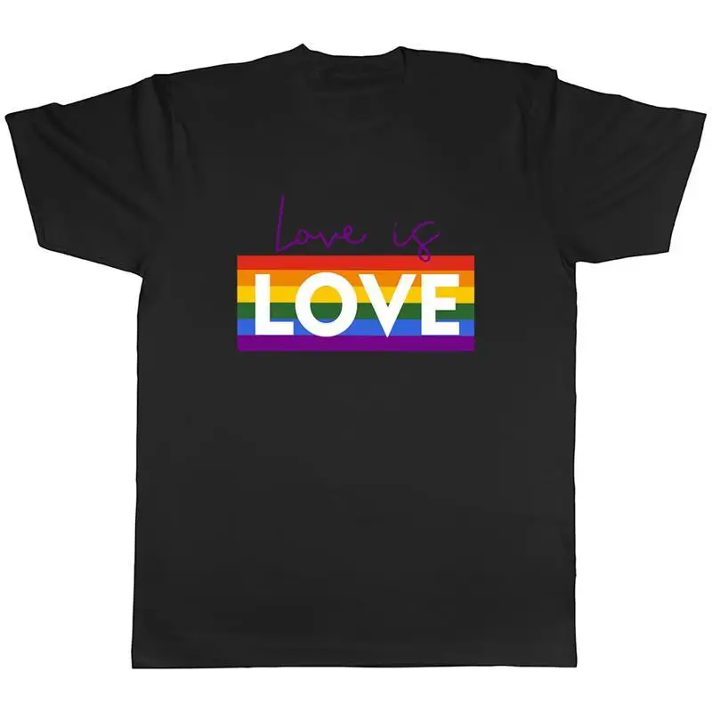 Love Is Love Mens Unisex TShirt Tee