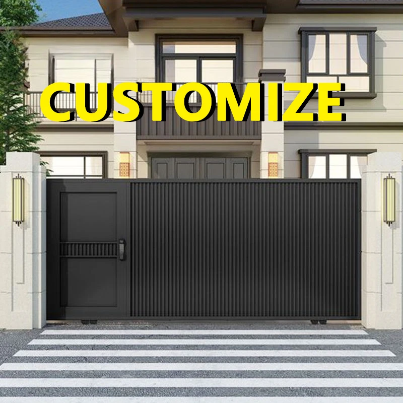 Any Size Custom Aluminum Louver Slat Privacy Fence Waterproof Rustproof Easy Install Patio Balcony Garden Yard Heavy Duty