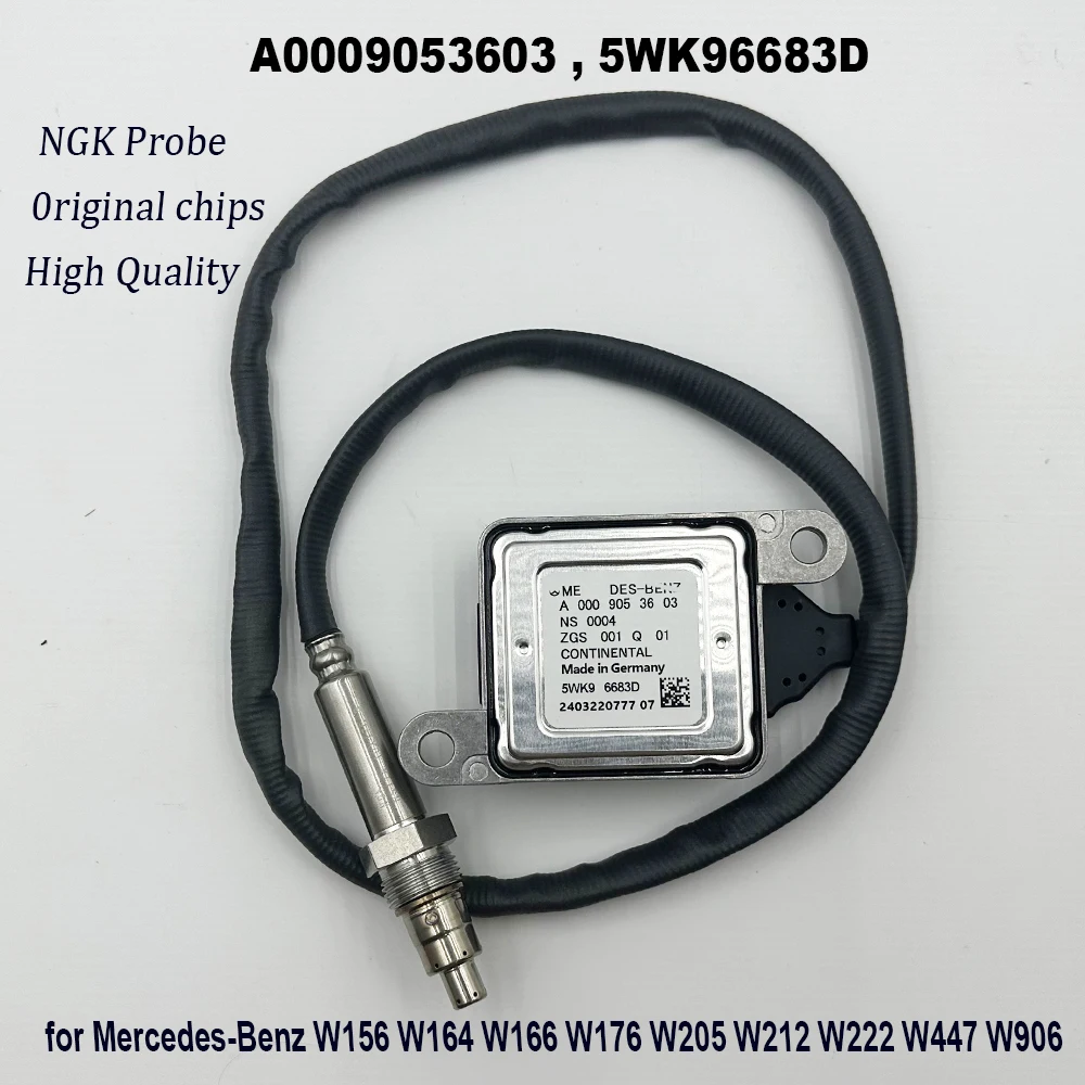 

A0009053603 For NGK Probe NOX Sensor 5WK96683D High Quality Chips Nitrogen Oxide Sensor For Mercedes-Benzz C Class W205 GLA200