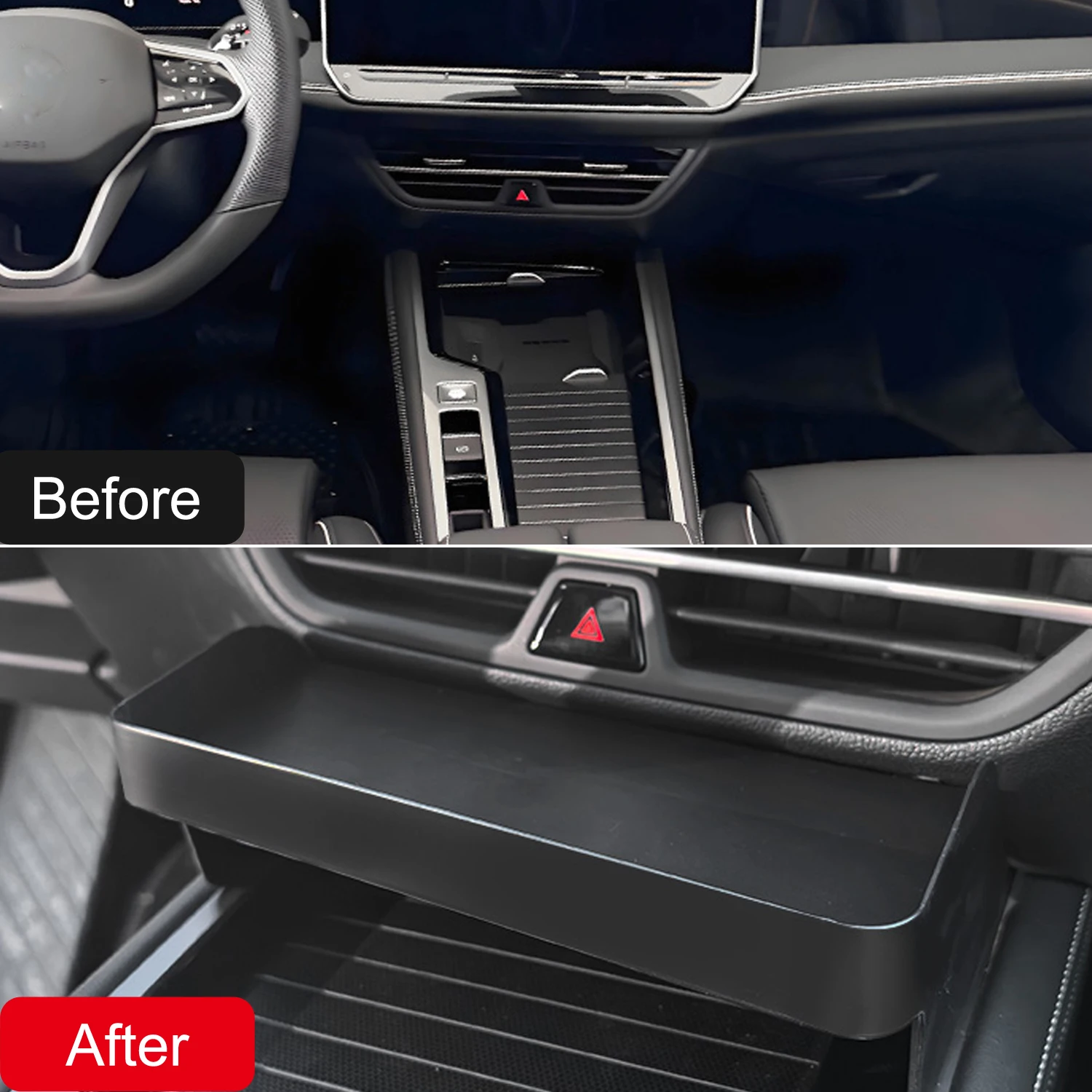 LHD! For VW Volkswagen Passat (B9) 2024 2025 Car Accessories ABS Console Storage Glove Box Holder Tray 1PC - view 3
