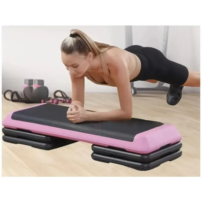 Adjustable Home Workout Pedal Exercise Board Gym Fitness Step Platform Aerobic Stepper