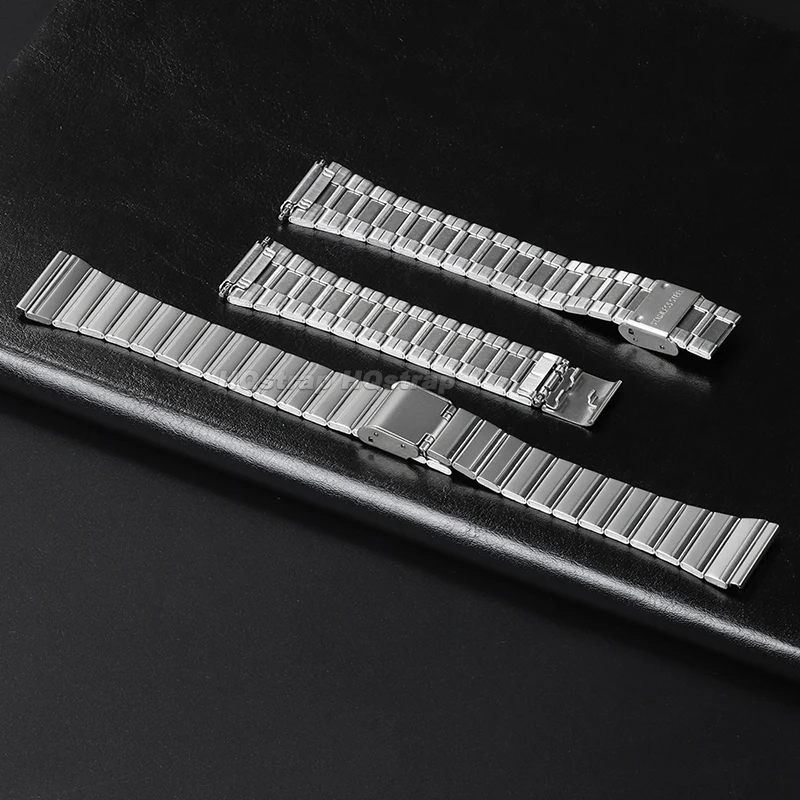 초박형 금속 시계 밴드, 스테인레스 스틸 스트랩, Casio F-91W SGW400 F84 F105 108 A158W 168 AE1200 1300 AQ230, 18mm, 20mm