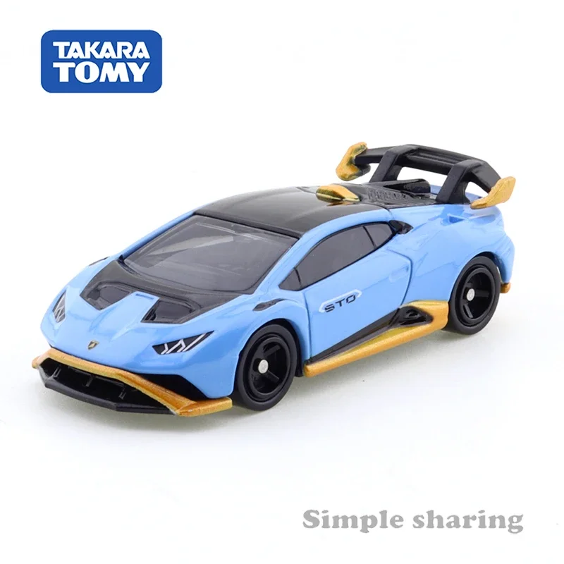 Takara Tomy Tomica No.11 람보르기니 우라칸 STO 자동차, 어린이 장난감, 자동차 다이캐스트 금속 컬렉션 모델, 1:64