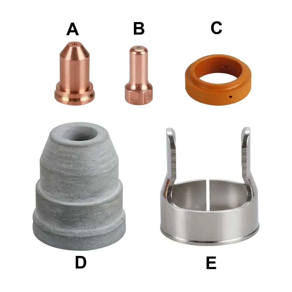 Backstrike 51311 Nozzle 52558 Electrode Swirl Ring Retaing Cap Spacer fit PT80 PTM80 IPT80 Plasma Cutting Torch Consumables