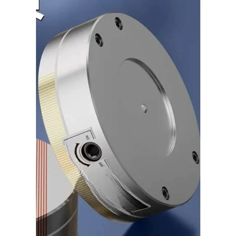 Round Permanent Magnetic Chuck Powerful Precision Circular Disk For Grinder Lathe Wire Cutting Machine