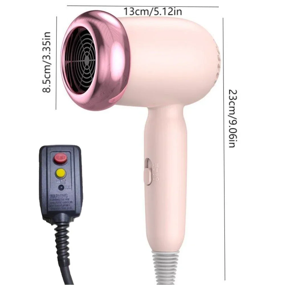 2024 New High Speed Hair Dryer Low Noise Negative Ion Hair Care Constant Temperature Fast Drying Hair Dryer for Home Salon Use