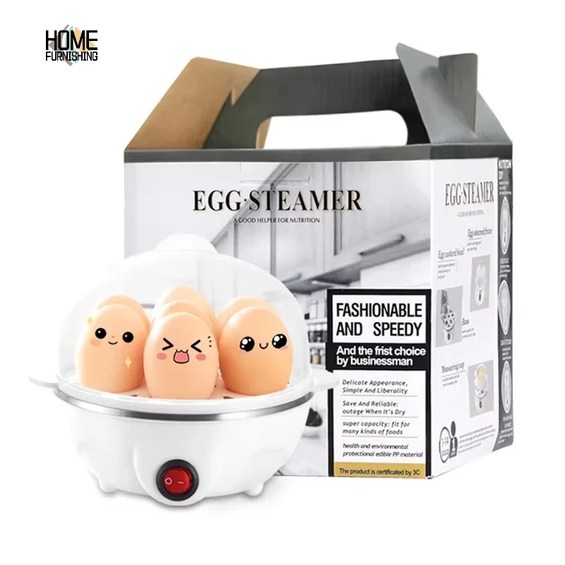 

Best Selling Portable Automatic Mini Electromechanical Egg Boiler Stainless Steel for Hard Boiled Eggs egg steamer